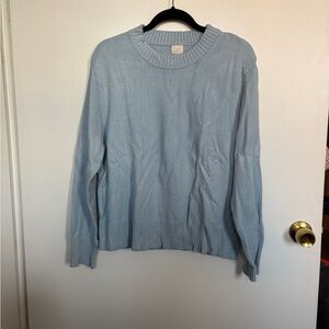 a new day Women's Light Blue Crewneck Sweater